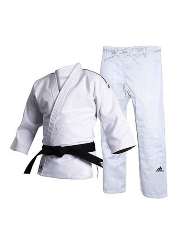 Judo Training Uniform - White, 120cm