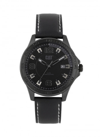 Men's Boston Leather Analog Wrist Watch AD16134121