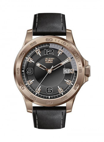 Men's Boston Leather Analog Wrist Watch AD19134129