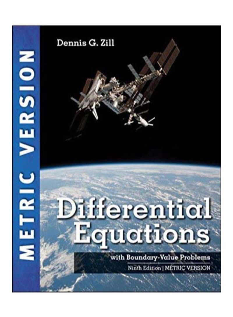 Differential Equations With Boundary Value Problems Paperback 9th edition