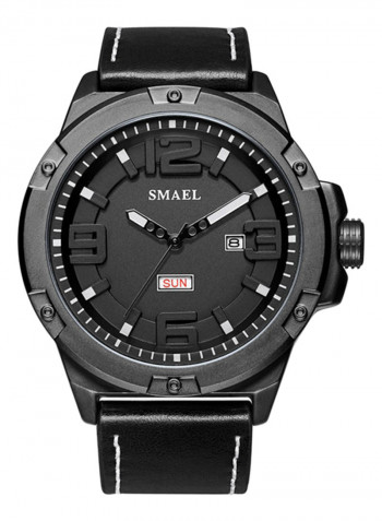 Men's Quartz Pointer Display Double Calendar Watch NNSB03701048