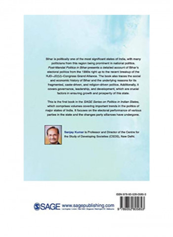 Post-Mandal Politics in Bihar Hardcover