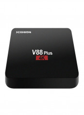 V 88 Quad Core KODI Miracast DLNA Wi-Fi LAN TV Box V4615US Black