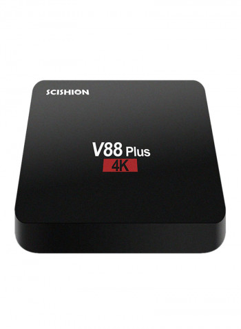V 88 Quad Core KODI Miracast DLNA Wi-Fi LAN TV Box V4615US Black
