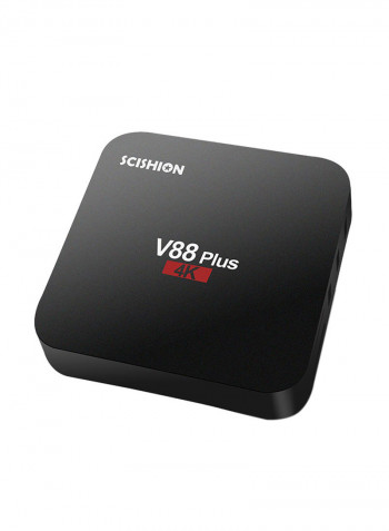 V 88 Quad Core KODI Miracast DLNA Wi-Fi LAN TV Box V4615US Black