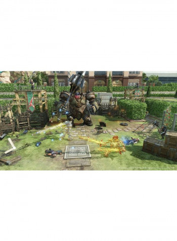 لعبة فيديو Knack (إصدار عالمي) مع جهاز تحكم دوال شوك 4 لاسلكي - بلاي ستيشن 4 (PS4)
