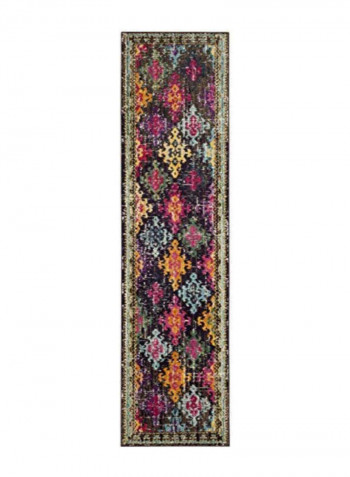 Monaco Collection Modern Area Rug Multicolour 66.04 x 182.88centimeter