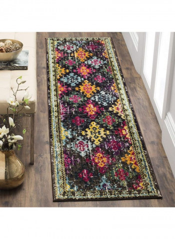 Monaco Collection Modern Area Rug Multicolour 66.04 x 182.88centimeter