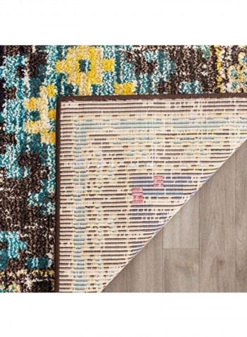 Monaco Collection Modern Area Rug Multicolour 66.04 x 182.88centimeter
