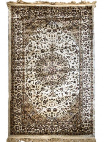 Rectangular Area Rugs Brown/White 180x120centimeter