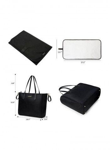 Tote Diaper Bag With Changing Pad
