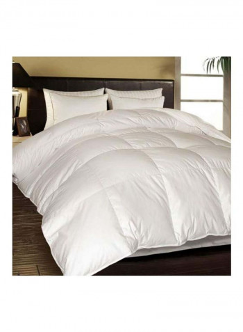 1000 Thread Comforter Cotton White 88x108x1inch