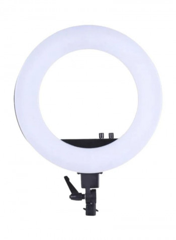 LED Video Ring Light  White/Black