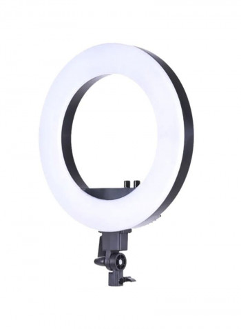 LED Video Ring Light  White/Black