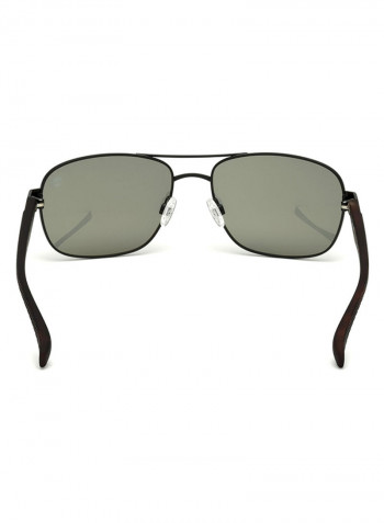 Men's Rectangular Sunglasses - Lens Size: 59 mm