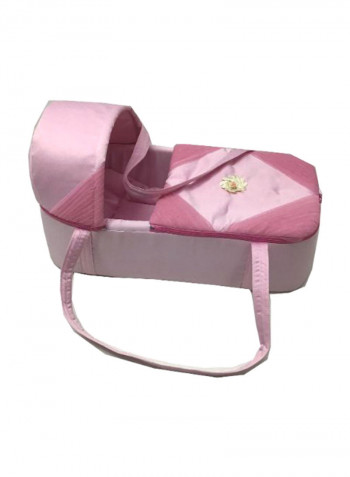 4-Piece Flower Embroidered Baby Carrier Set
