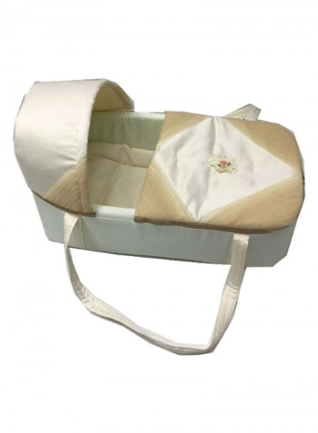 4-Piece Flower Embroidered Baby Carrier Set