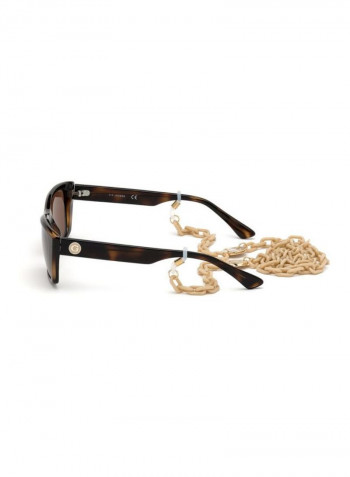 Women's Rectangular Sunglasses - Lens Size: 53 mm