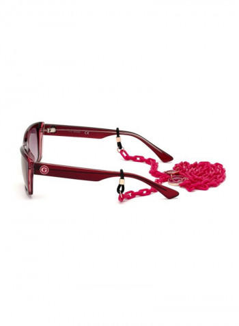 Women's Rectangular Sunglasses - Lens Size: 53 mm