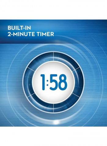 500 Gum Care Power Electric Rechargeable Toothbrush  White/Blue