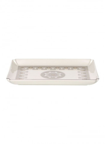 La Classica Contura Gifts Contura Plate White/Grey 144x144x30millimeter
