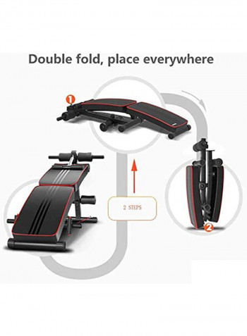 Foldable Abdominal Exercise Bench