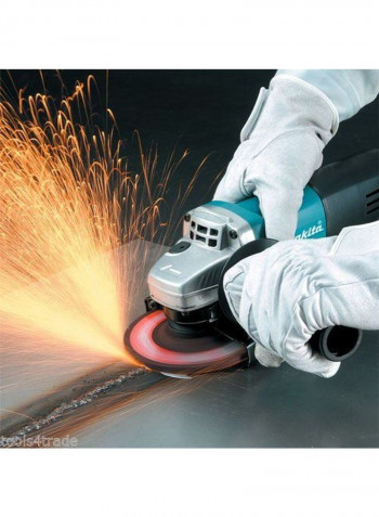 Angle Grinder Turquoise/Black/Silver 258x129x106millimeter
