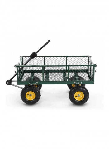 Garden Cart Trolley Wagon Green/Black/Yellow 300kg