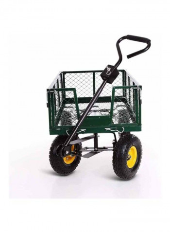 Garden Cart Trolley Wagon Green/Black/Yellow 300kg