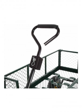 Garden Cart Trolley Wagon Green/Black/Yellow 300kg