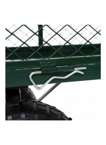 Garden Cart Trolley Wagon Green/Black/Yellow 300kg