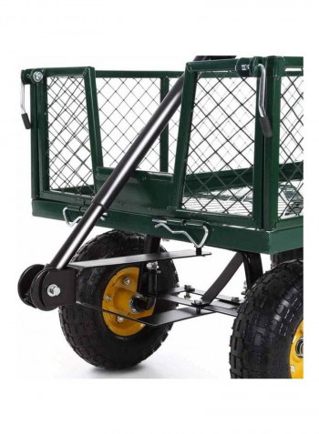 Garden Cart Trolley Wagon Green/Black/Yellow 300kg