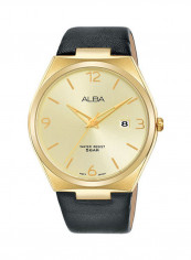 Watch Band 50M Water Resistant Leather Analog As9H94X1 للرجال