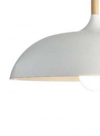 Modern Nordic Wrought Chandelier White 14 x 36cm