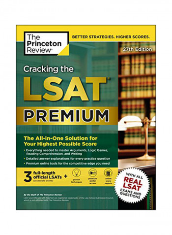 Cracking the LSAT Premium: The All-In-One Solution For Your Highest Possible Score Paperback