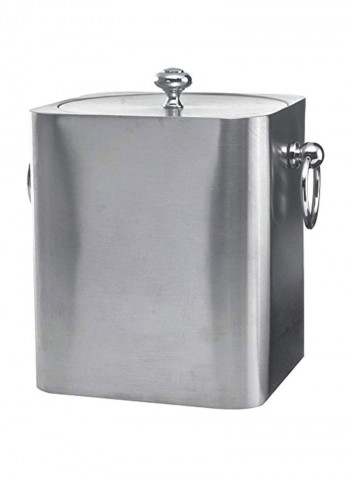 Stainless Steel Ice Bucket Silver 3L