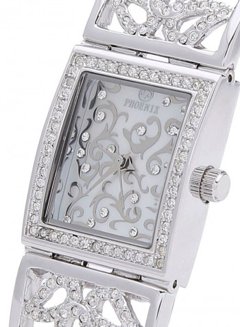 Women's 22K Gold Plated With Crystal Analog Watch P-21841