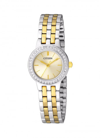 Women's Stone Studded Analog Watch EJ6105-58P