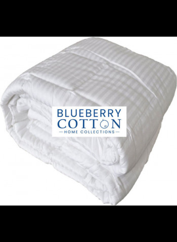 3-Piece King Size Premium Down Alternative Duvet Insert with Pillow Cotton White 240 x 260cm