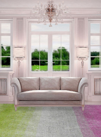 Highlight Home Use Carpet Green/Grey/Pink 120 x 180centimeter