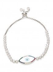 925 Sterling Silver Eye Adjustable Bracelet