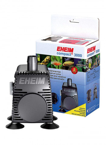 Compact Submersible Aquarium Pump Black