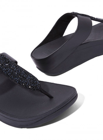 Sparklie Roxy Casual Sandals Black