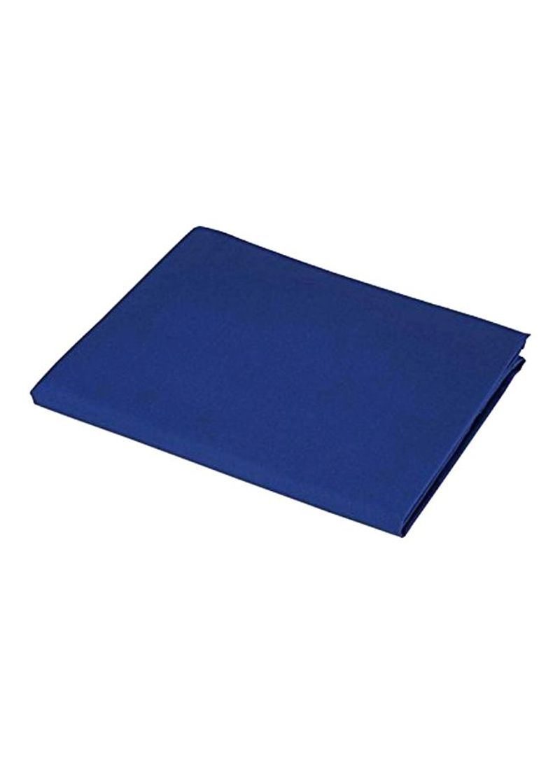 4-Piece Cotton Percale Bedding Set Blue/Red
