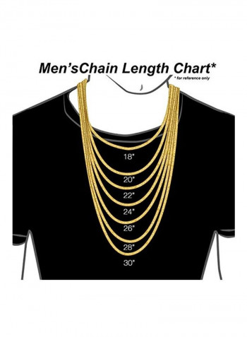 Gold Plated Sterling Silver Curb Link Chain