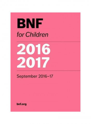BNF For Children, September2016-17 Paperback