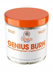 Genius Burn Smart Weight Management Plus Cognitive Performance - 60 Veggie Capsules