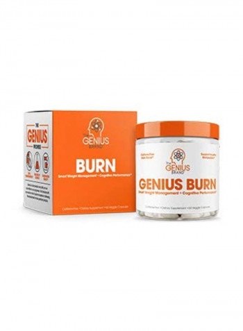 Genius Burn Smart Weight Management Plus Cognitive Performance - 60 Veggie Capsules
