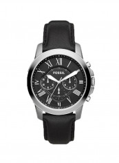 Men's Leather Chronograph Wrist Watch FS4812IE