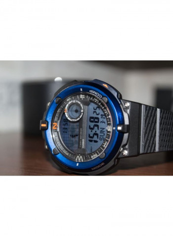 Men's Water Resistant Digital Watch- Sgw-600H-2Adr